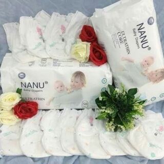 Bỉm quần nanu baby m,l, xl, xxl, xxxl/100m