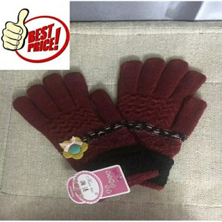 Găng tay len nữ siêu dễ thương