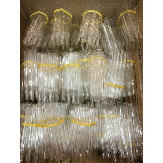 ®Bộ combo 100 ống hút mụn thủy tinh