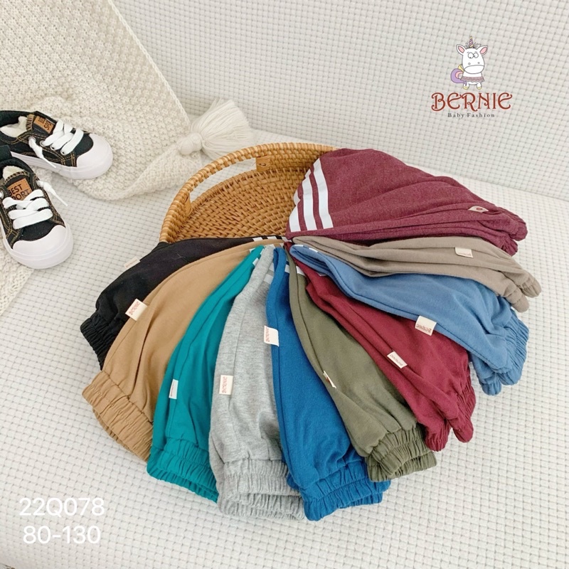 Set 3 quần jogger cotton bé trai