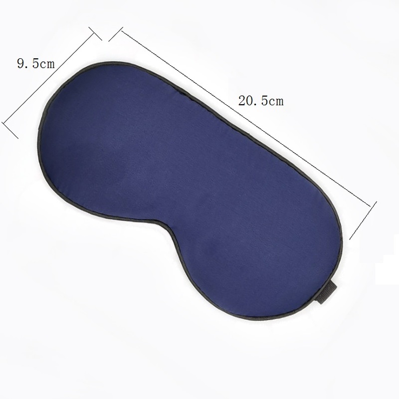 Bịt mắt ngủ lụa satin đàn hồi nhiều màu du lịch cầm tay quà tặng nam nữ