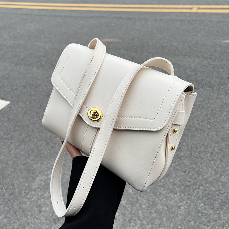 Túi Đeo Chéo Dáng Vuông Nhỏ Màu Tương Phản Chất Lượng Cao Thời Trang Cho Nữ