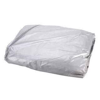 Bạt phủ xe ô tô 4 - 5 chỗ phản quang chống thấm cao cấp (Trắng bạc)