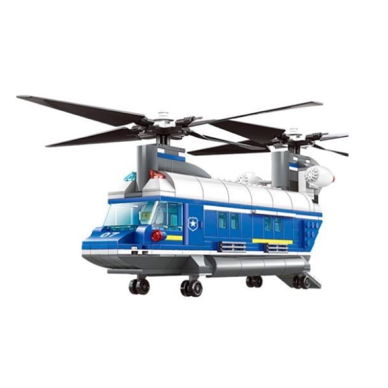 Lắp ráp xếp hình cities 52015 - Mô hình trực thăng hạng nặng 427 chi tiết