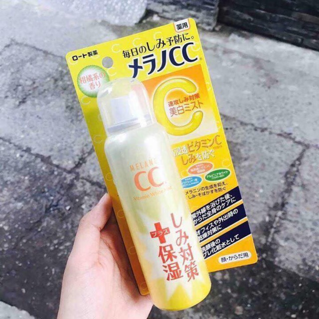 Xịt Khoáng Melano CC  Nhật Bản 150ml
