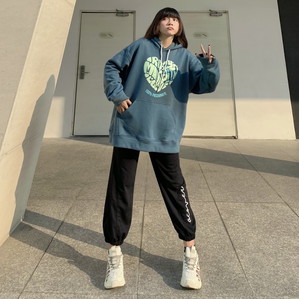 Áo Khoác Hoodie Form Rộng Unisex ROPI Vải Nỉ Bông Dày Dặn - Tuni Store