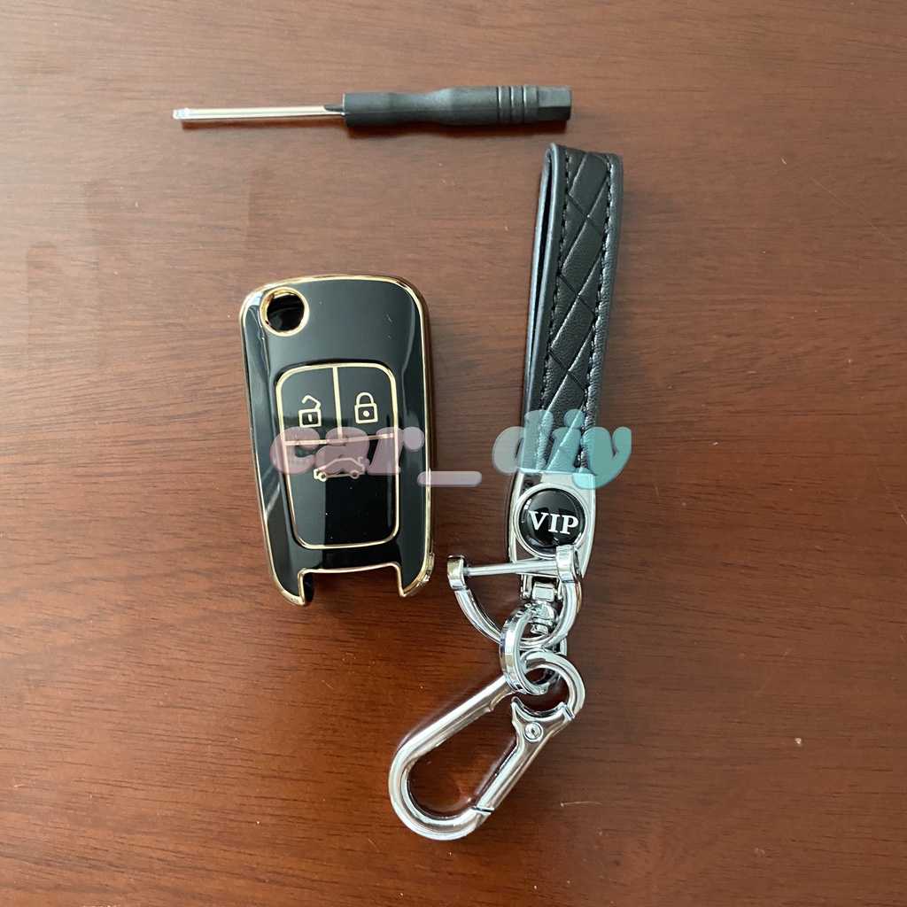 Ốp Da TPU Bảo Vệ Chìa Khóa Xe Hơi Chevrolet Cruze Aveo Captiva Buick Opel Astra Corsa