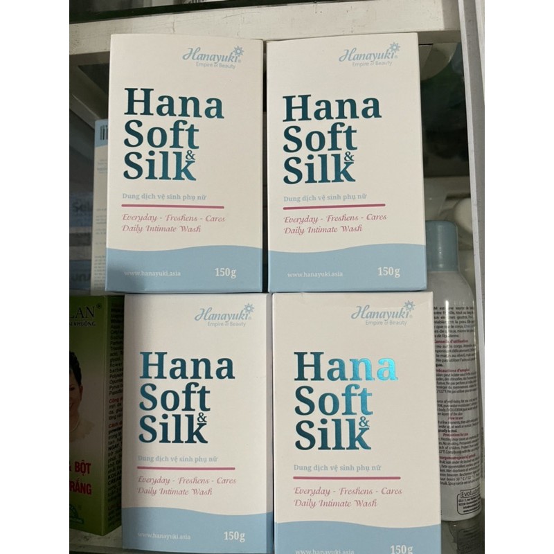 (chính hảng 100%) Dung dịch vệ sinh phụ nư  Hana soft silk (Hanayuki )Hàng mới về