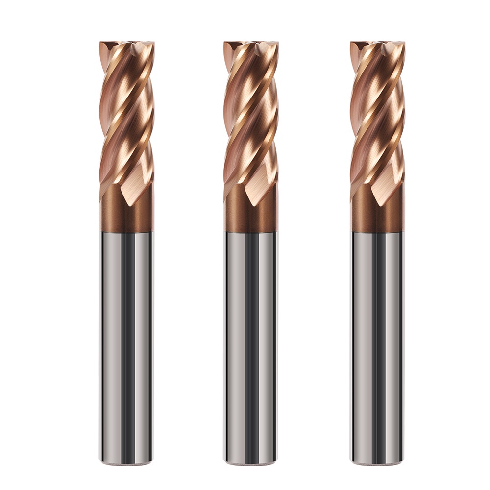 Vsharp Dao Cắt 4 Lưỡi Cưa Hình Vuông Bằng Thép Cắt cnc hrc55