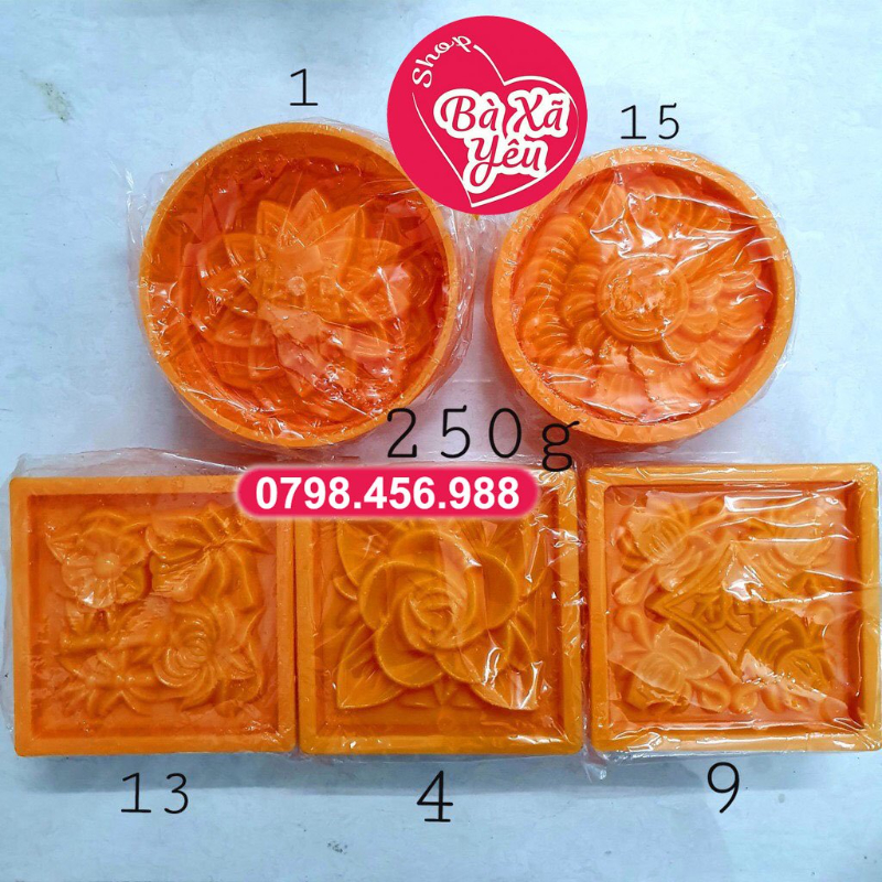 Combo 5 khuôn bánh , ép xôi 250g - BX2537