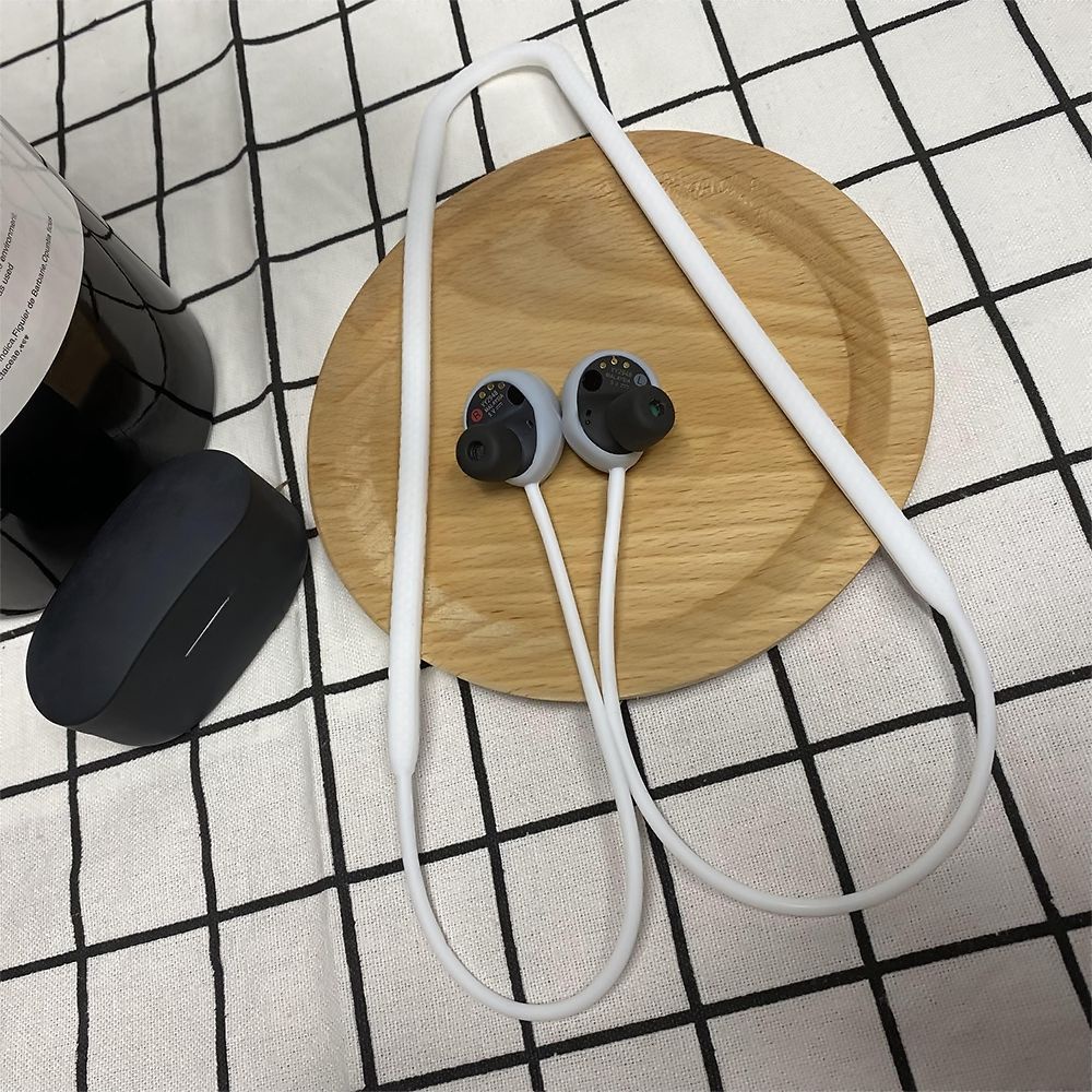 Dây đeo cổ giữ tai nghe chống thất lạc từ silicon mềm nhiều màu thời trang
