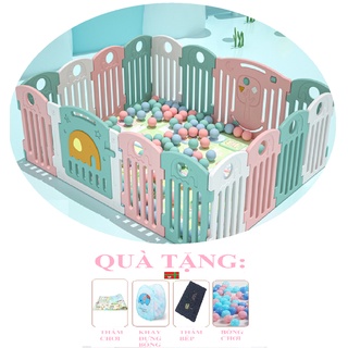 Quây Cũi Nhựa Gấp Gọn Cho Bé Yêu Từ 1 - 5 Tuổi - Tặng 4 Món Khi Mua Quây Cho Bé TP.HCM Ship Trong Ngày