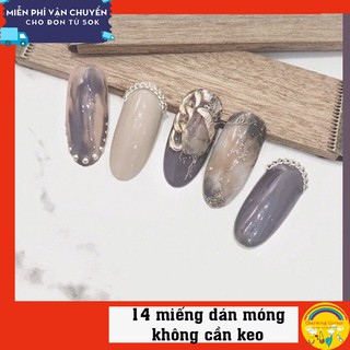 Nhãn dán trang trí móng tay không cần keo nhiều mẫu mã đẹp