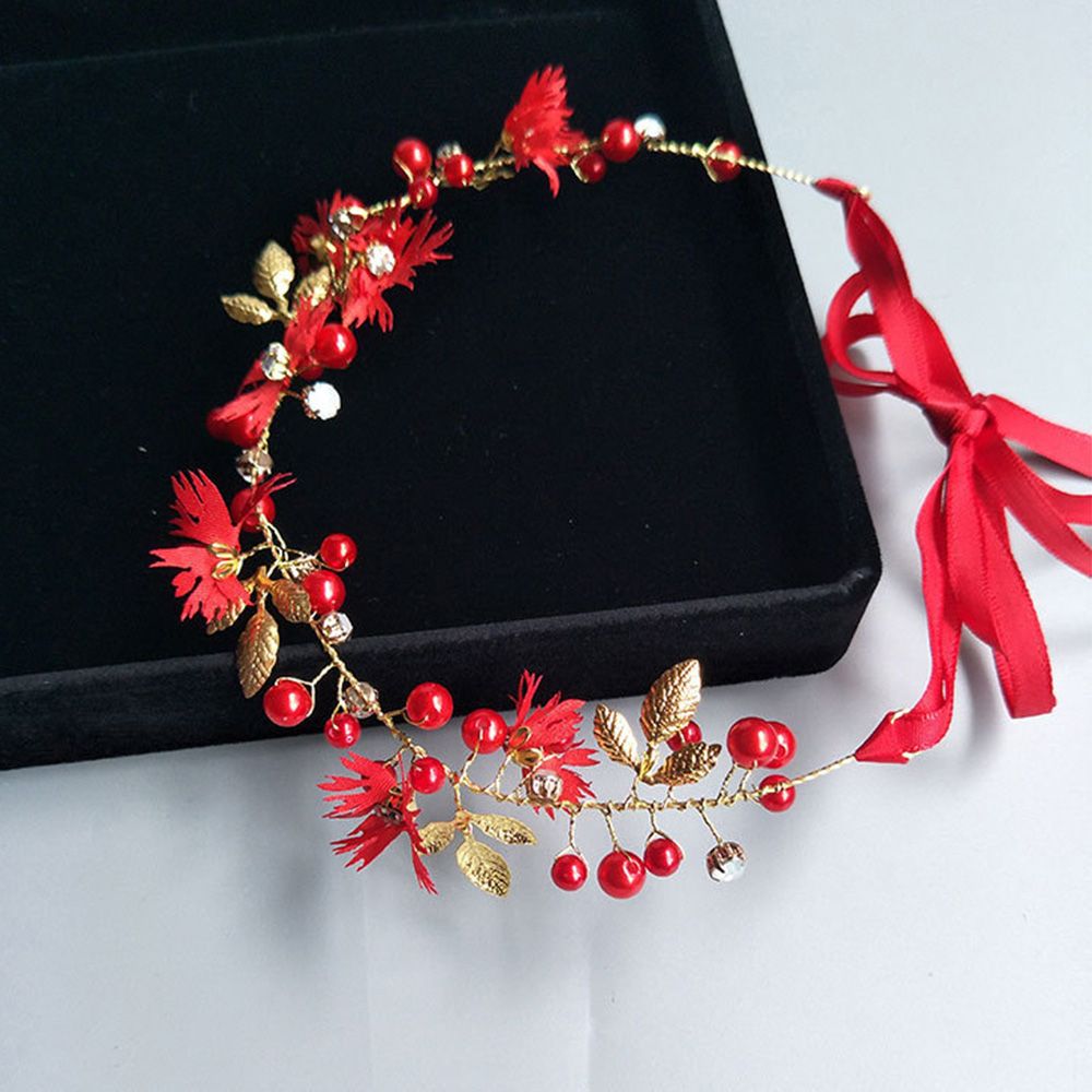 Cài Tóc Trang Trí Hình Hoa Cúc Đính Ngọc Trai Nhân Tạo Dành Cho Cô Dâu