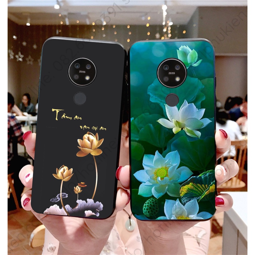 Ốp lưng Nokia 7.2 dẻo in hình thư pháp nhiều mẫu lựa chọn