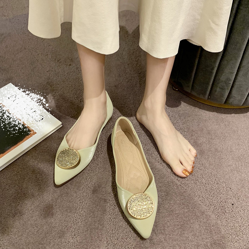 Giày Búp Bê Nữ, Giày Bệt Mũi Nhọn Mềm, Giày Đế Bằng Thời Trang | BigBuy360 - bigbuy360.vn