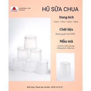 100 Hũ sữa chua 120ml nếp cẩm