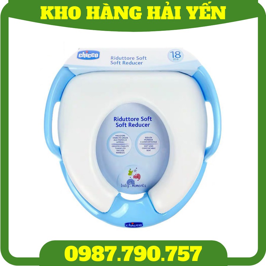 [Bé thích] Bệ ngồi toilet chicco thu nhỏ cho bé có lót bồn cầu chống lạnh giúp bé không còn ngần ngại mỗi khi đi vệ sinh