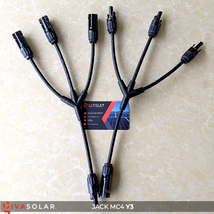 Cặp Jack kết nối phân nhánh MC4 GIVASOLAR chữ Y