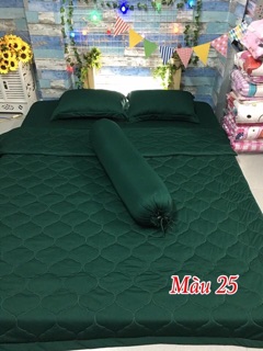 TRỌN BỘ GA THUN 1 MÀU CÓ MỀN