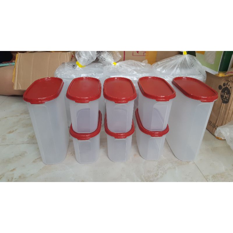 Hộp Bảo Quản Thực Phẩm Đồ Khô Trữ Mát Tupperware Oval Cao Cấp Chính Hãng TU01