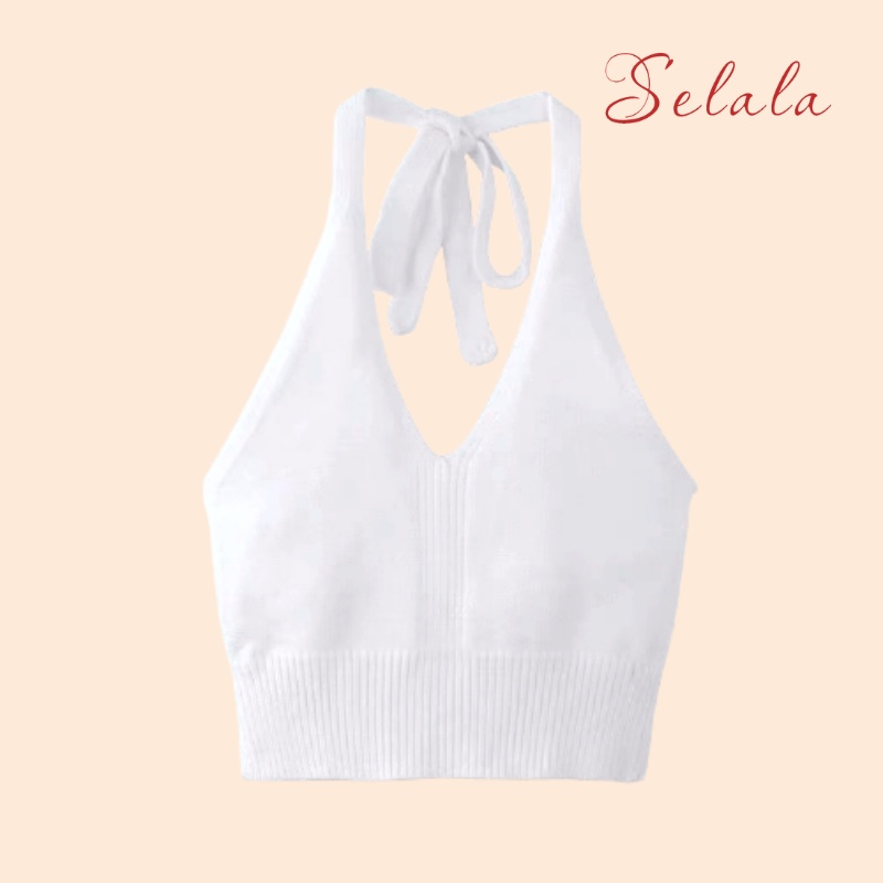 Áo Yếm Nữ Selala Croptop Co Giãn Thoáng Mát Cực Sành Điệu BS05