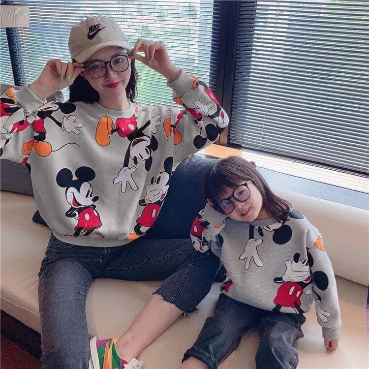 Áo nỉ đôi mẹ và bé cực đẹp