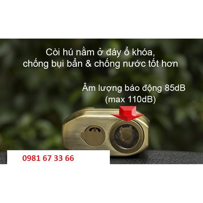 [Giá Siêu Rẻ]RẺ NHẤT SHOPEE - Ổ Khóa Chống Trộm K106A Kinbar (Chống Cắt)