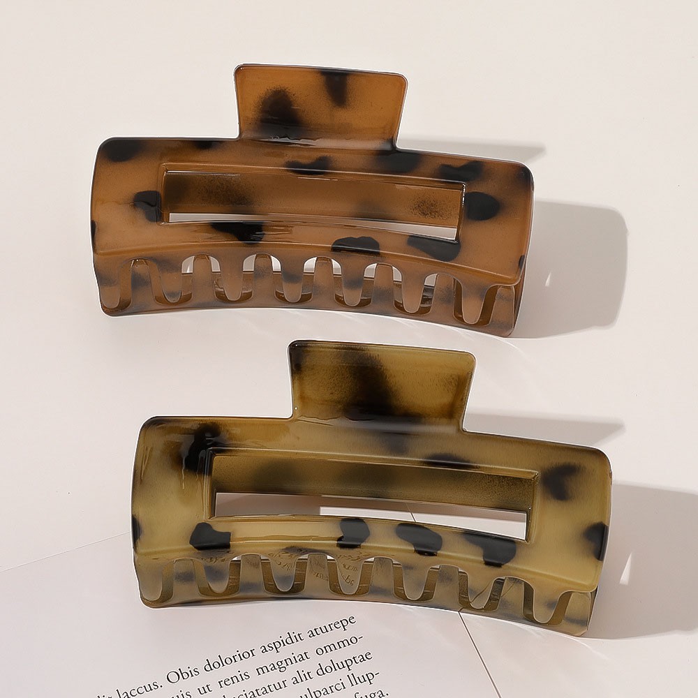 Kẹp Tóc Họa Tiết Da Báo Thời Trang Xinh Xắn Cho Nữ