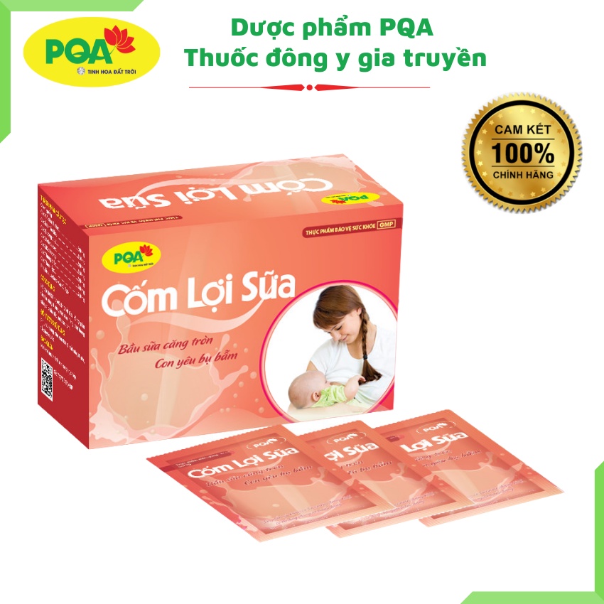 PQA Cốm Lợi Sữa - Sữa ít, sữa loãng 10 HỘP