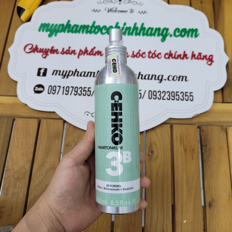 XỊT KÍCH THÍCH MỌC TÓC  CEHKO HAARTONIKUM 75ml - 250ML