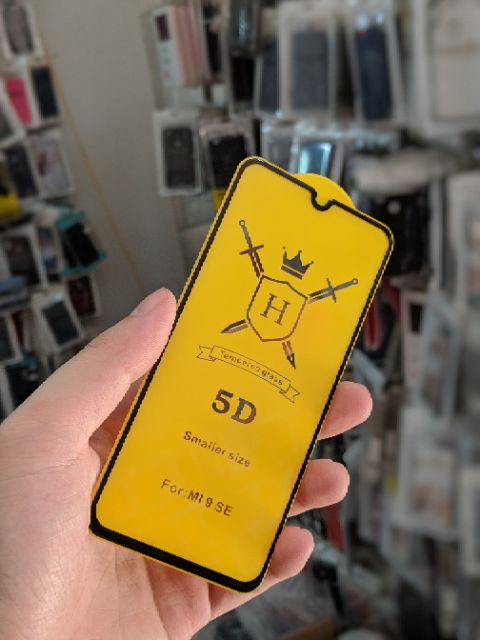 Cường lực 5D thế hệ mới Xiaomi Mi 9 SE FREESHIP Từ 50k hiệu Hoàng Đế full màn vát cạnh 2.5D viền mỏng trơn mượt