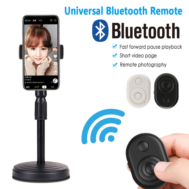 Wireless Controller Bluetooth Remote Control Self-Timer Camera Stick Shutter Release Bluetooth Triggers Button for IOS Android Selfie Accessories