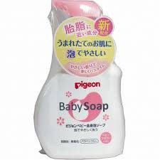 Sữa tắm sơ sinh Pigeon Baby Soap Nhật Bản hàng nội địa Nhật Bản