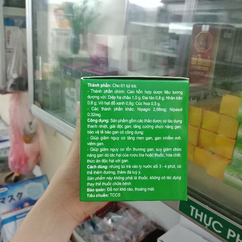 Trà Túi Lọc Bảo Bảo Hộp 25 Túi