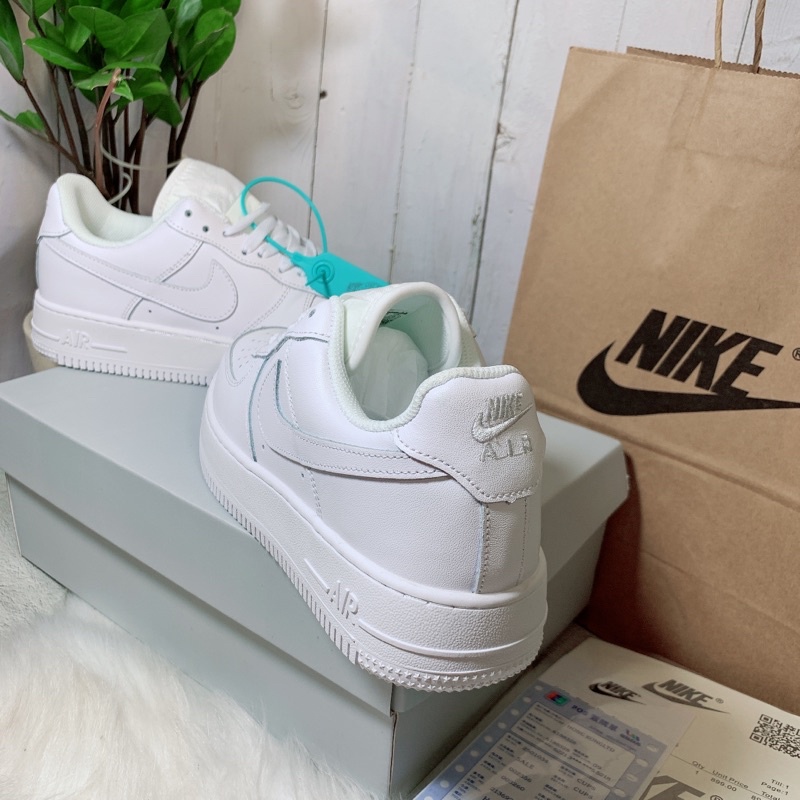 Giày thể thao sneaker trắng Full à1 nam nữ da đẹp hộp xịn 684