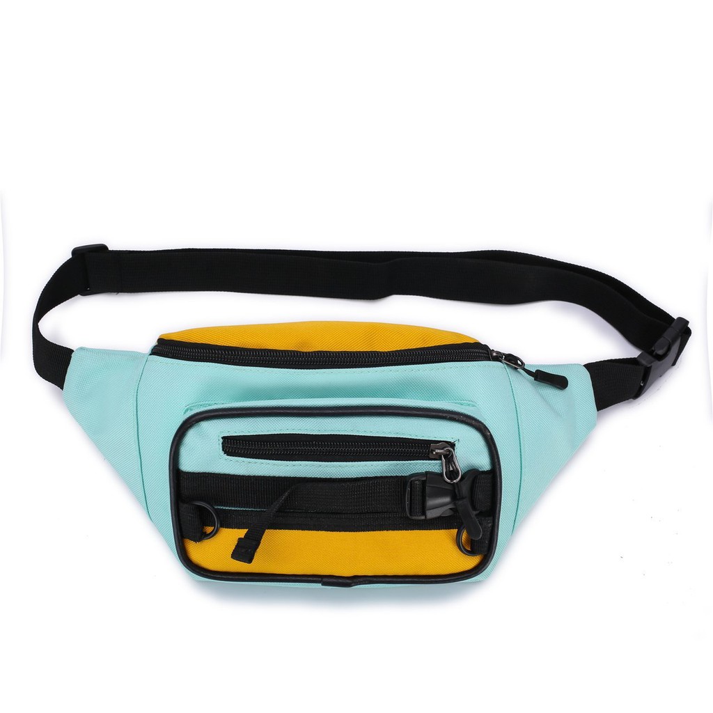 Túi Bao Tử Colorful Cool Ngầu Phối Khóa Cài Ngang RQN1862