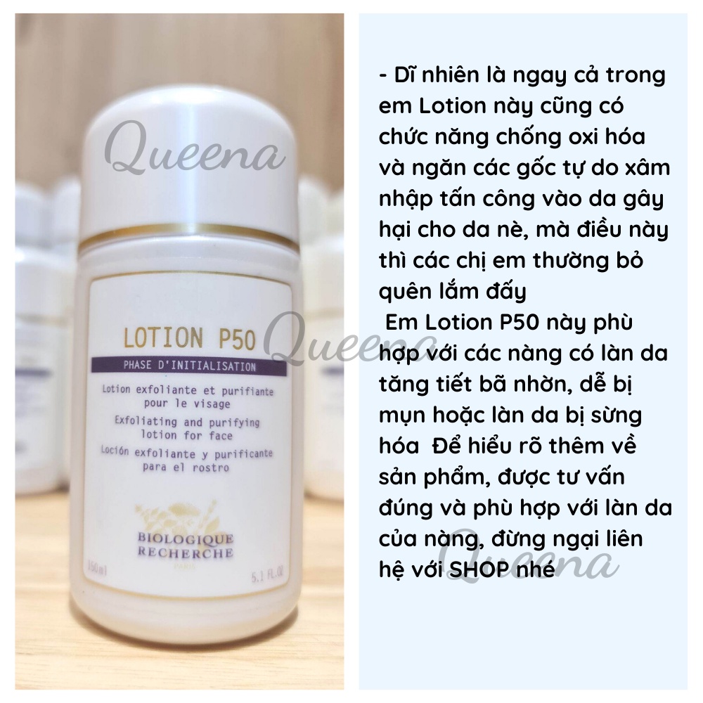 Lotion P50 tẩy da chết, làm sạch và thanh lọc phục hồi làn da, cân bằng độ pH cho da - 4K021