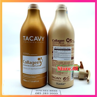 [ Xả Kho ] [ CHÍNH HÃNG ] CẶP DẦU GỘI DẦU XẢ TACAVY 1000 ML SIÊU THƠM