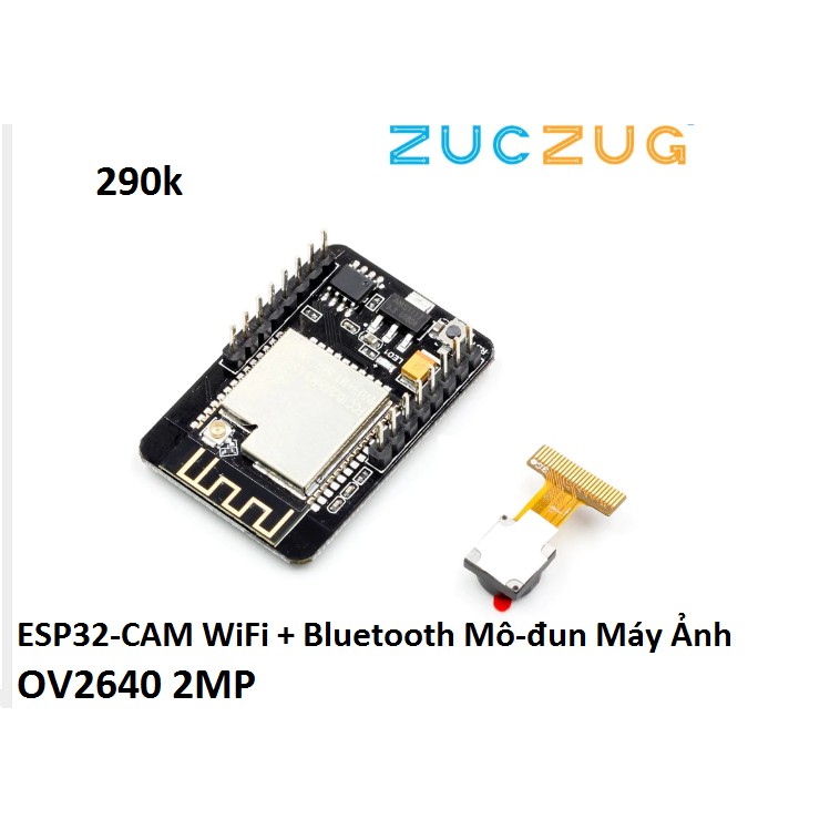 Modem ESP32-CAM OV2640 2MP phát triển ứng dụng hình ảnh