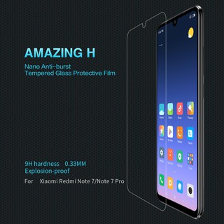 [Mã ELMS10 giảm 6% đơn 50K] Kính cường lực Nillkin Amazing 9H Xiaomi Redmi Note 7/ Note 7 Pro Chính hãng ( Trong suốt )