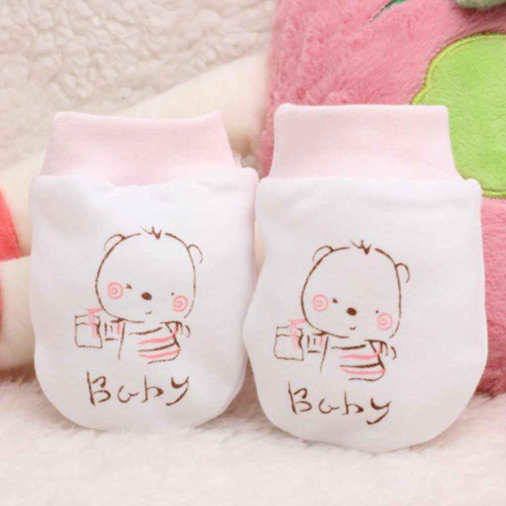 Găng Tay Cotton Mềm Mại Ấm Áp Dễ Thương Cho Bé