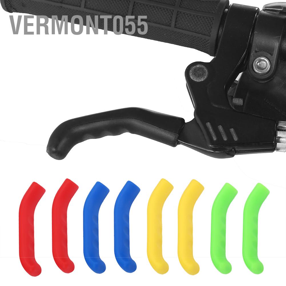 Vermont055 5 Colors Bike Brake Lever Cover Silicone Grips Anti-Slip Waterproof Protector Cycling Accessory