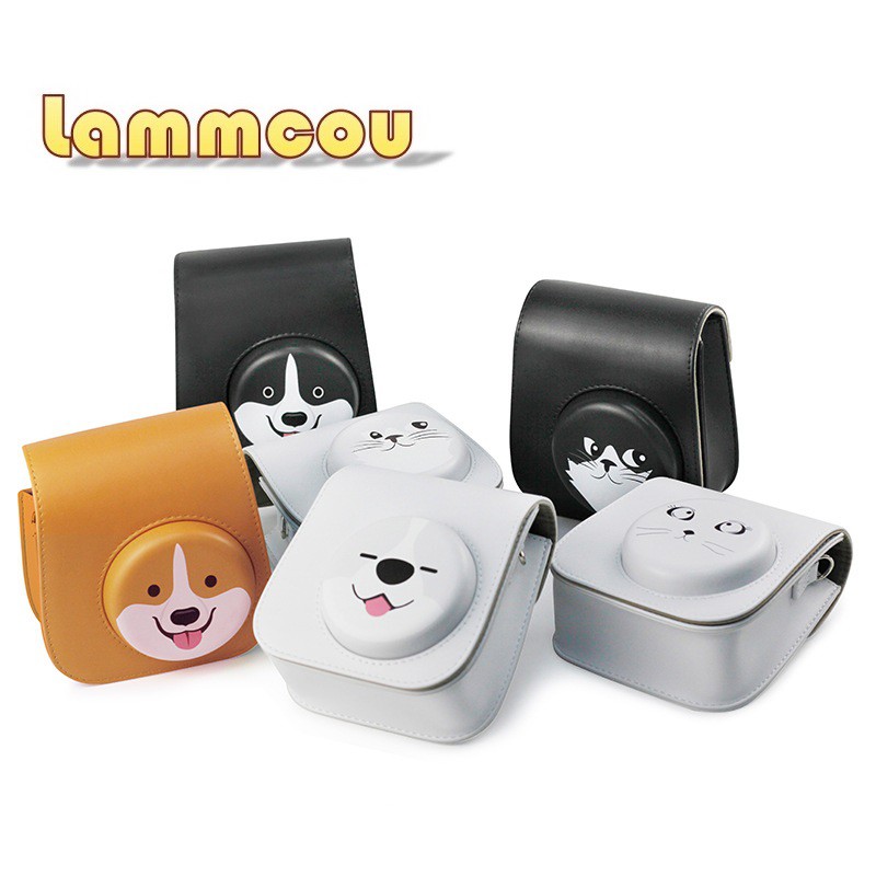 Lammcou Túi Da Đựng Máy Ảnh Fujifilm Instax Mini 11 / 8 / 8 + / 9