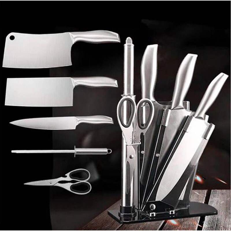 Dao nhật 6 món, bao gồm dao, kéo, mài dao siêu tiện lợi cho bếp nhà bạn