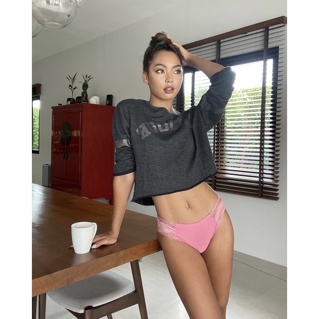 Quần lót FINETOO phối ren quyến rũ cho nữ