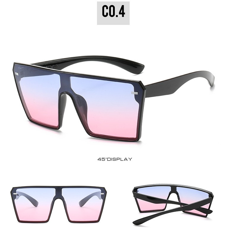 Kính râm cỡ lớn chống tia UV400 phong cách sành điệu cho nữ