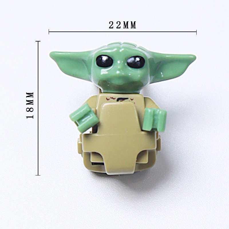 Mô Hình Đồ Chơi Lắp Ráp Hình Baby Yoda