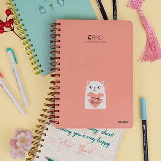 Sổ caro Klong viết thư pháp calligraphy bulletjournal giấy dày xịn hàng chính hãng