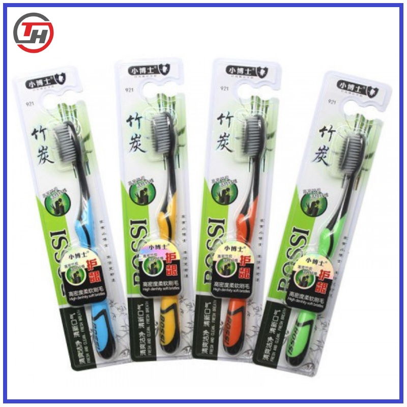 Bàn chải đánh răng than hoạt tính Bossi Hàn Quốc .
